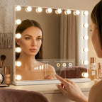 Square Hollywood Vanity Mirror with LED Lights