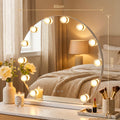 RoundHollywood Vanity Mirror with LED Lights