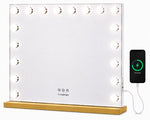 Livingbright Hollywood Mirror 80X60CM - LED - Gold