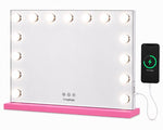 Livingbright Hollywood Mirror 58X46CM - LED - Pink