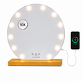 Livingbright Hollywood Round Mirror 50X47CM - LED - Gold