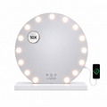 Livingbright Hollywood Round Mirror 60X57CM - LED - White