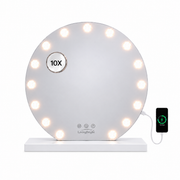 Livingbright Hollywood Spiegel Rond 60X57CM - LED - Wit