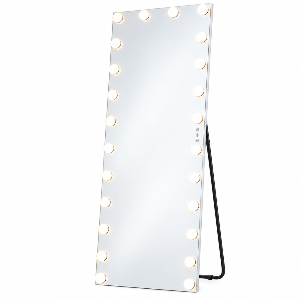 Livingbright Hollywood Full-Length Mirror 65x173cm - 24 LED - White