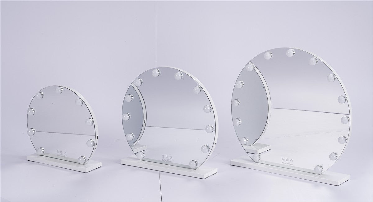 LivingBright round mirror family