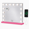 LivingBright Hollywood-Spiegel 50 × 42 cm - LED - Rosa